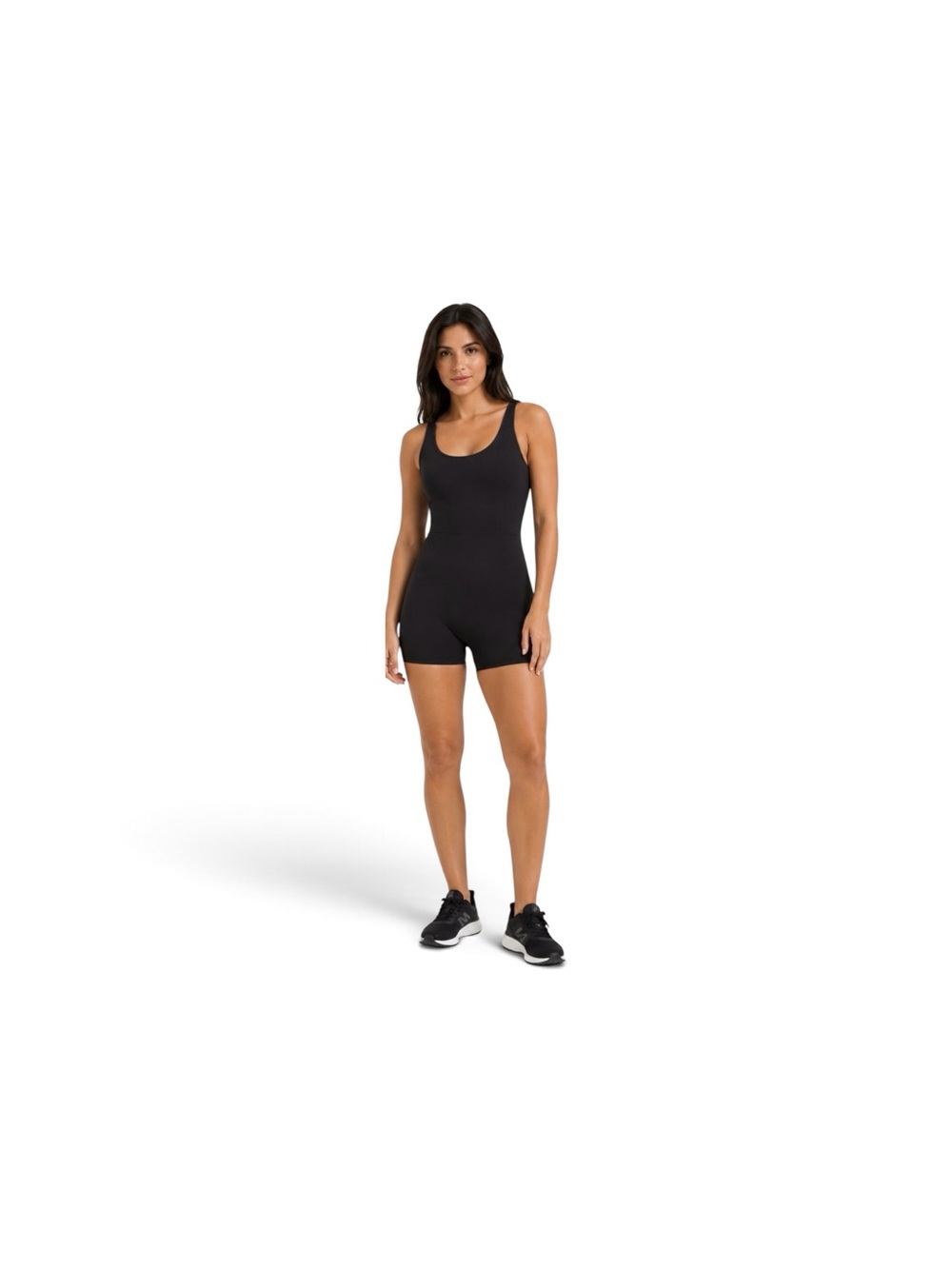 WILO The Label Everyday Seamless Black Athletic Romper Size Large